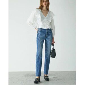 Moussy Plain Jeans Straigth Slim Size 25